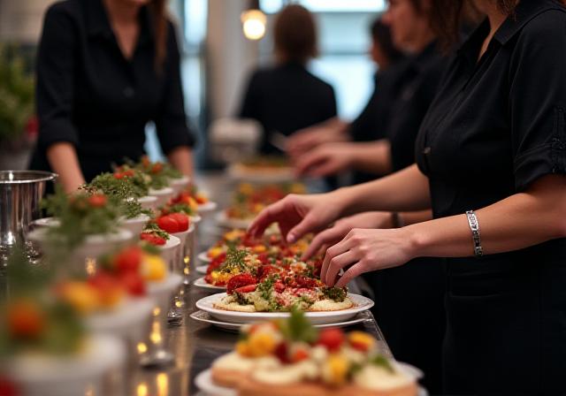 Professionelles Catering Team in Berlin